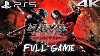 NINJA GAIDEN 3 RAZOR'S EDGE PS5 Gameplay Walkthrough FULL GAME (4K 60FPS) No Commentary