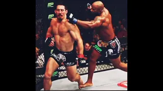 Yoel Romero's running after opponent