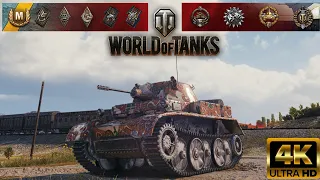 Pz.Kpfw. II Luchs - Steppes map - 10 kills - 2,5k damage World of Tanks replay 4K