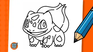 Como desenhar o Pokémon Bulbasaur  passo a passo fácil