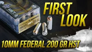 First Look At The New 10mm 200gr HST From Federal!