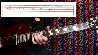 How to Play -"DOPE SHOW" w. tabs - Marilyn Manson guitar lesson