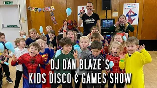 DJ Dan Blaze's Kids Disco & Games Show party