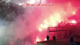 Cracovia on tour, Wisła Kraków - KS Cracovia 07/11/2021, Cracovia pyroshow