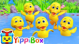 🐥Five Little Ducks🐥 + Old MacDonald had a Farm👨‍🌾 & More @YippiBox_Rhymes - Nursery Rhymes of Kids