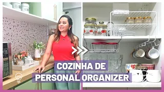 TOUR completo da minha COZINHA| Organização de todos os armários, gavetas e a Decoração✨