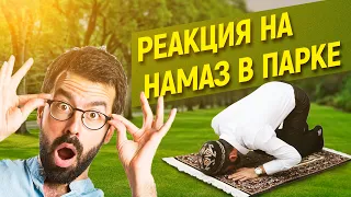 Реакция на намаз в парке. ЭКСПЕРИМЕНТ