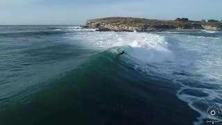 Surf en la Isla de Santa Marina (Cantabria)