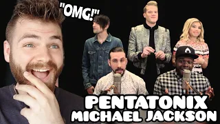 First Time Hearing Pentatonix "Evolution of Michael Jackson" REACTION