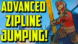 Apex Legends Advanced Movement Tips! Zipline Jumping! Master Dodging Bullets on Ziplines!