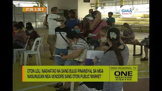 One Western Visayas: Oton LGU, Naghatag na sang Bulig Pinansyal sa mga Nasunugan nga Vendors