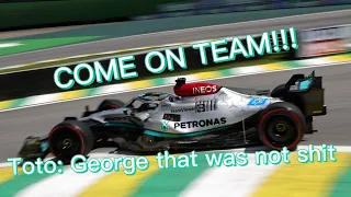 George Russell after P1 São Paulo GP first Win* #f1 #formula1 #shorts