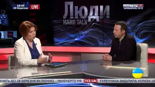 Первый замглавы Днепропетровской ОГА  Геннадий Корбан – гость ток шоу 'Люди  Hard Talk'