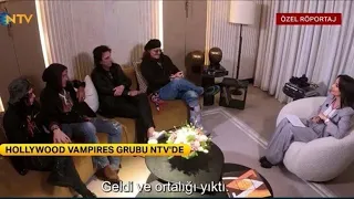 #NTV Hollywood Vampires grubu NTV'deydi