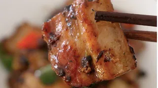 Stir Fry Pork Belly - with Black Bean Sauce