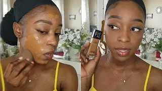 BEST DRUG STORE FOUNDATION! | maybelline FIT ME foundation