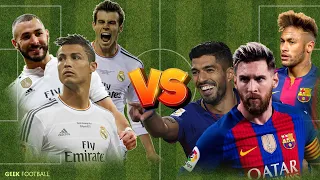 MSN vs BBC🔥 - Messi-Suarez-Neymar vs Bale-Benzema-Ronaldo (2014-2017)