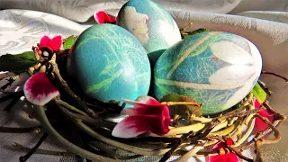 Bojanje Jaja u Crvenom Kupusu s Biljem | Dye Easter Eggs with Cabbage
