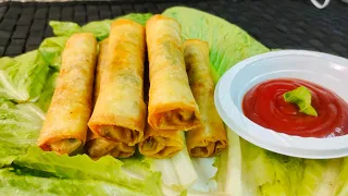 Chicken and Vegetable Spring Rolls / Pre Ramadan Preparations 2022/ How to make Spring rolls