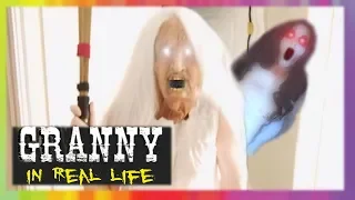 GRANNY Horror Game IN REAL LIFE! GRANNY vs Slendrina | Screen Team
