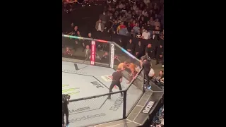 Jack Hermansson savage elbows on Chris Curtis UFC London