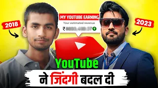 😱YouTube ने मेरी जिंदगी बदल दी😭 My YouTube Income💰 & (0-1M Journey) Spreading Gyan