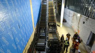 Time Lapse of Escalator Installation at Commercial–Broadway Station