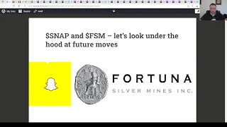 Analysis of Snapchat and Fortuna Silver Mines