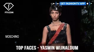 Yasmin Wijnaldum Top Faces Green-Eyed Dutch Beautiful Model | FashionTV | FTV