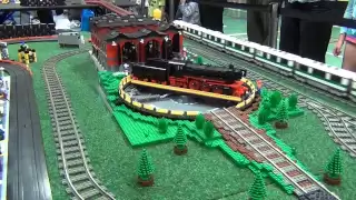 LEGO train and slot car crashes - Kaleen 2012