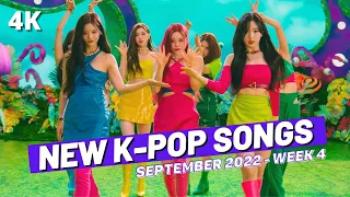 NEW K-POP SONGS | SEPTEMBER 2022 (WEEK 4)