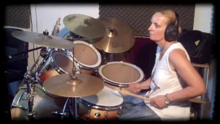 Alice Cooper - Poison (Drum Cover By Laura)