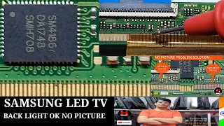 Samsung Led Tv Backlight Ok No Pictures// Samsung UA32N4100ARLXL Led Tv No Display Problem