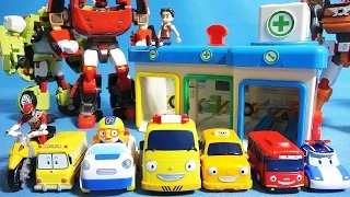 Tayo(타요) 말하는 정비소 또봇 뽀로로 다이노포스 장난감 Tayo the little bus garage toy