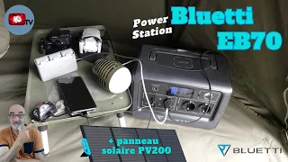 Station d'énergie Bluetti + Kit solaire : Le top en session #BLUETTI    #EB70    #PV200