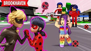 LADYBUG E CATNOIR INVADIRAM O BROOKHAVEN 🐞🤯 (Histórinha Miraculous) - ROBLOX