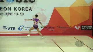 KITAZUME Riri (JPN) - 2016 Aerobic Worlds, Incheon (KOR) - Qualifications Individual Women