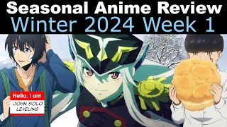 WATCHING EVERY WINTER ANIME | Seasonal Anime Review: Winter 2024 Week 1