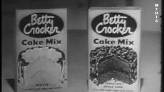 Betty Crocker Cake Mix Commercial - 1950's