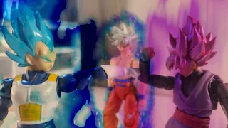 Goku and Vegeta VS Goku Black Stop Motion: MOVIE