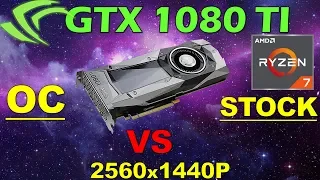 GTX 1080 TI Overclocked vs Stock Tested in 9 Games