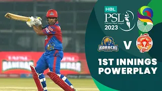 1st Innings Powerplay | Karachi Kings vs Islamabad United | Match 4 | HBL PSL 8 | MI2T