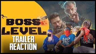 BOSS LEVEL OFFICIAL TRAILER Reaction