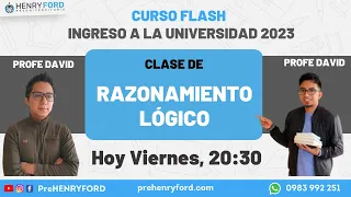 ✅ Razonamiento Lógico | Examen admisión Universidades 2023