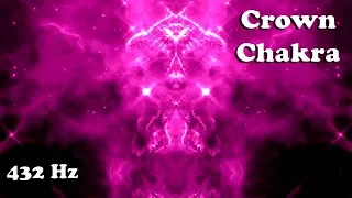 (POWERFUL 432 Hz) #7 CROWN CHAKRA Activation and Balancing (15 minute meditation)