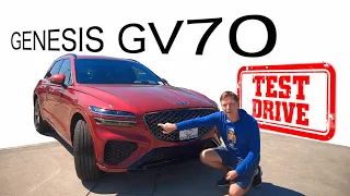 2022 GENESIS GV70 Съест Mercedes GLC и BMW X3 ? Обзор и тест-драйв премиального кроссовера.