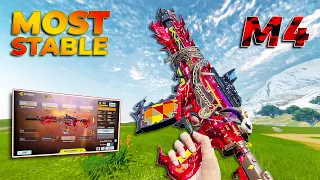 MOST STABLE M4 GUNSMITH EVER | BEST M4 LOADOUT in CODM BR #m4bestloadout #codmobile