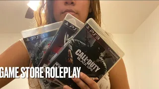 Asmr.|Game store role play|Playstation 3|