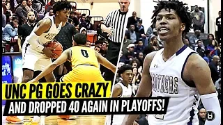 UNC PG CALEB LOVE DROPS 40 POINTS AGAIN IN PLAYOFFS!! INTENSE SWEET 16 MATCH!