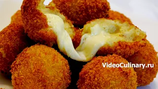 VERY FAST, VERY DELICIOUS !!! Kids love it! Potato Balls with Cheese - Granny Emma's Recipe